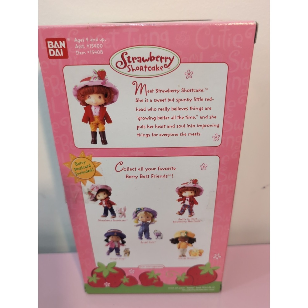 Vintage 2003 ~ Strawberry Shortcake & Custard ~ Berry Best Friends Giddy Up Doll - Picture 7 of 10